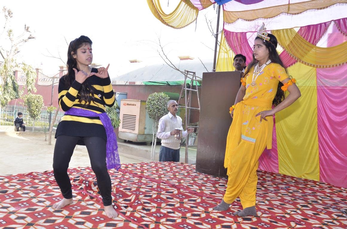 Cultural dance performance on annual day