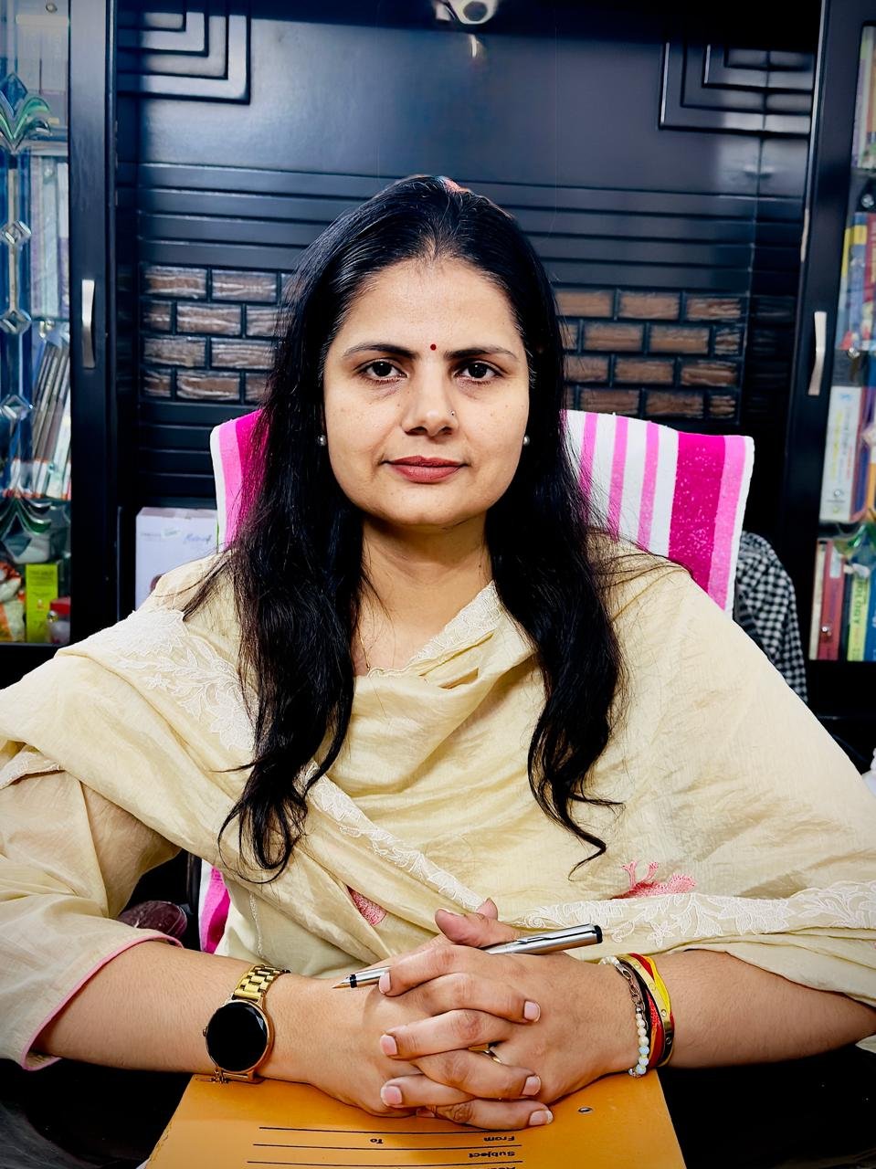 Sangeeta Choudhary, Principal of CRS Senior Secondary School
